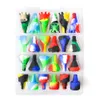14 Male and 18 Male Joint two in one Silicone Bowl 4 style 48pcs/Box Glass Bowl smoking Accessories For Bongs Water Pipes