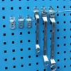 Wire Display Slatwall Hook Wall Shelf Mounting Screwdriver Hanging Board Hardware Tool Goods Organizer Hanger Arm Stem