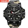 Smael Smael Watch 1545 Camouflage Straps Fashion Trend Multi-fonction Deep Waterproof Men's Watch
