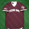 TEXAS A M Honkbalshirt NCAA College Michael Wacha Will Frizzell Ray Alejo Austin Bost Logan Britt Crème Grijs Wit Rood