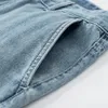 سروال جينز فضفاض الرجال الصيف أزياء الجينز التنفس الجينز رجال Sunshade سراويل عارضة رجل 201128