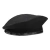 Berets unisex armia żołnierz hat mężczyźni kobiety wełna beret camp hats317l