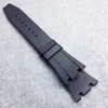 27mm 18mm Black Rbber Clasp Strap Watch Band For Royal Oak 39mm 41mm Model 15400 15300301h