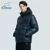 Jaqueta dos homens de inverno Icebear de alta qualidade homens à prova de vento e casaco quente masculina casaco masculino mwd20971i 201217