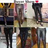 2020 Winter Stretch PU lederen broek voor vrouwen hoge taille joggers vrouwen broek plus size potlood skinny getailleerde vrouwelijke broek LJ201130