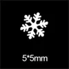 Ultra ince Tırnak Etiketler Pullarda Beyaz Sanat kar tanesi Serisi Manikür Süsler Moda Çıkartmaları Noel Süsleri 2 8mz K2 Malzemeleri