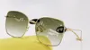 Yeni Moda Güneş Gözlüğü 1030'lar Gözlüklü Basit Metal Kare Çerçeve Zincir Kolye Popüler Açık UV400 Koruyucu Gözlükler5667873