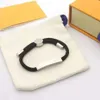 Bracelete unisex moda pulseiras para homem mulher jóias ajustáveis ​​pulseira jóias 5 cor com caixa