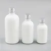 Empty Perfume bottle Glass Aromatherapy Essential Oil Bottle Reusable Refillable White Bottles with black silver cap 500pcs