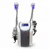 La plus récente taille de machine de congélation de graisse professionnelle amincissant la machine RF de cavitation de réduction de graisse Lipo Laser 2 têtes de congélation fonctionnant simultanément # 013