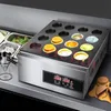 Pişirme Pan Ticari Kırmızı Fasulye Kek Araba Tekerlek Makinesi 16 Delik Otomatik Yapımı Pasta Makinesi Snack Ekipmanları CE FC-2230A ile