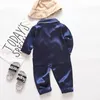 1-4Y Bambini Neonati maschi Pigiama Set Autunno Primavera Panno di seta solido Manica lunga Sleepwear Bambini Pigiama da notte Tuta 201225