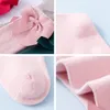 Cotton Kids Girls Socks With Big Bows Knee High Children Princess Socks For Girls Newborn Baby Long Sock Autumn Winter Style Y20103616677