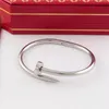 Brandbracelet de Brandbracelet Jóias Designr Bracelete de diamante Fashion Titanium Steel Bracelet