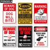 Beware of Warning Guard Wall Decor Yard No Trespassing Metal Dog Signs5103910