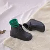 2020 Stivali per bambini Ragazzi Neve Scarpe impermeabili Bambini Stivali in pelle in microfibra Stivali da ragazzo Ragazze Martin Scarpe calde Scarpe sportive LJ201029