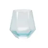 六角形カップの透明なウイスキーカップその他の飲み物のシンプルなマグカップ家庭用水ミルクジュース胆管ガラスマグカッグ