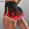 Vertvie High Taist Tiew Dye Yoga Shorts Ladies Butt Shorts