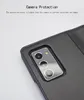 Casos de celular dobrável de divisão magnética para Samsung Galaxy Fold 2 Fold2 5g PU Coverla de couro