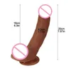 NXY Dildos Single Layer Silicone Realistic Penis Skin Feeling Big Dildo with Suction Cup Sex Toys for Woman Strapon Dick Adult 0121