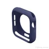 Nieuwe weerstand Zachte siliconen hoesje voor Apple Horloge Iwatch Serie 1 2 3 4 Cover Volledige bescherming Case 42mm 38mm 40mm 44mm band accessoires