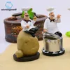 Strongwell Retro Model Decoration Accessories Resin Chef Figurines Kitchen Home Decor Crafts Gifts T200703