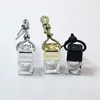 Wholesale Car Perfume Bottle Rearview Ornament Hanging Air Freshener For Essential Oils Diffuser Fragrance Empty Glass Bottle Pendant