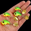 Gobygo 1 pz rotante in metallo Vib vibrazione esca spinner cucchiaio esche da pesca 9g 13g 16g 22g maschere trota pesca invernale ah qylzFZ6610116