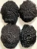 Full Swiss Lace Unit Braziliaanse Virgin Menselijk Haarvervanging 4mm Afro Curl Hairsnes 6mm Afro Golven 8mm Diep Golvend, 10mm, 12mm Grote Wave Toupe voor Mannen Express Levering