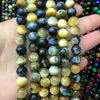 Une qualité de pierre naturelle de qualité Green rouge bleu noir Tiger Eye Round Perles pour les bijoux Faire la taille 6 8 mm DIY MADE BBYEBV BDES7808985