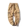 ZhuZunZhe Men's Harem Pants 2021 New Hip Hop Casual Male Tatical Joggers Trousers Fashion Streetwear Side Pockets Cargo Pants H1223