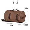 Outdoor Sporttasche Männer Leinwand Training Sporttasche Langlebig Reise Rucksack Frauen Sport Multifunktions Yoga Handtasche Fitness Taschen Sac De Q0705