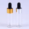 50piece / parti 15ml Mini Essential Oil Bottles Perfume Bottle Glass Makeup Bärbar aromaterapi med dropper