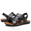 Sandalen Heren Casual Zomer Nieuwe Schoenen Creatieve Persoonlijkheid Mode Trend Slippers Koreaans Strand Leer Groot 220302