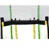 安全エンクロージャーの子供のための7フィートトランポリンネットスライドとはしごの簡単な組み立て丸い屋外レクリエーショントランポリン米国ストック285S