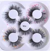 5 Pairs Sequined False Eyelashes Colorful Fluorescent Faux 3D Mink Eyelash Soft Comfortable Curl Lashes Extension Makeup