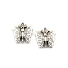 150 sztuk Antique Silver Alloy Jednostronny Design Butterfly Charms Biżuteria Craft Dokonywanie Bransoletka Naszyjnik Ustalenia 16x16.8mm A-625