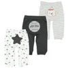 Nouveau 3pcs / lot coton bébé vêtements harem bambin pantalon bébé fille pantalon mi taille 3-24 mois nouveau-né unisexe bébé leggings 201128