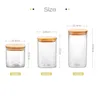 Square Sealed Glass Jars High Borosilicate Kitchen Storage Tank Coffee Bean Storage Can Glass Mason Jar With Lid Food Container T200506