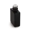 2020 30ml Black Frosted Glass Liquid Reagent Pipette Dropper Bottles Square Essential Oil Perfume Bottle Smoke oil e liquid6479288