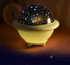 The latest LED colorful dream flying saucer projection light, starry sky night light projection light, party flash, free shipping