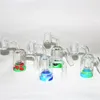 narguilés Cendrier en verre pour bongs 90 45 degrés 18mm matrice perc barboteur Bong plates-formes pétrolières 14mm quartz banger clou