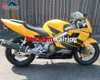F4 1999 2000 Per Honda CBR 600 Body Kit CBR600 F4 99 00 CBR600F4 Carenature in plastica ABS giallo moto (stampaggio ad iniezione)