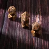 Natural Picture Stone Loose Gemstones Engrave Dungeons And Dragons Game-Number-Dice Customized Role Play Game Polyhedron Stones Dice Set Ornament Wholesale