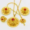 New Ethiopian Wedding/Party Jewelry Sets Gold Color Jewelry Habesha African Women Party Gifts 201222