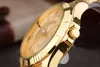 클래식 섬세 한 라인 석 커플 쿼츠 애호가 시계 패션 럭셔리 골드 스테인레스 스틸 남자 시계 Orologi Coppia