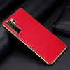 Étuis pour Huawei Honor 30S en cuir véritable coque arrière de haute qualité pour Huawei Honor30S coque avec bords plaqués