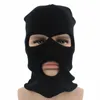 Люминесцентные три отверстия Cap Трикотажные Headgear Winter Skimask Keep Warm дизайнер Cap ветрозащитный анфас Cover Party Маски Теплый Тактический шлем