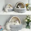 أزياء القط سرير البيت القطط الحيوانات الأليفة أريكة ماتس مريحة السرير لعبة للكلب خيمة صغيرة بيت الكلب الرئيسية كهف النوم النوم منتجات الحيوانات الأليفة LJ200923