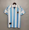 1978 1986 1998 Argentina Retro Soccer Jersey Maradona 1996 2000 2001 2010 Kempes Batistuta Riquelme Higuain Kun Aguero Caniggia Aimar Football Shirts Messis